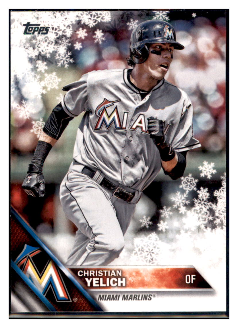 2016 Topps Christian Yelich  Miami Marlins #223 Baseball card   MATV2_1a simple Xclusive Collectibles