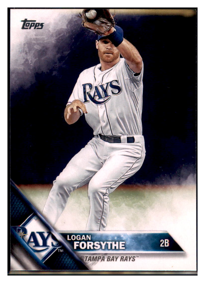 2016 Topps Logan Forsythe Tampa Bay Rays #216 Baseball card MATV2_1a simple Xclusive Collectibles