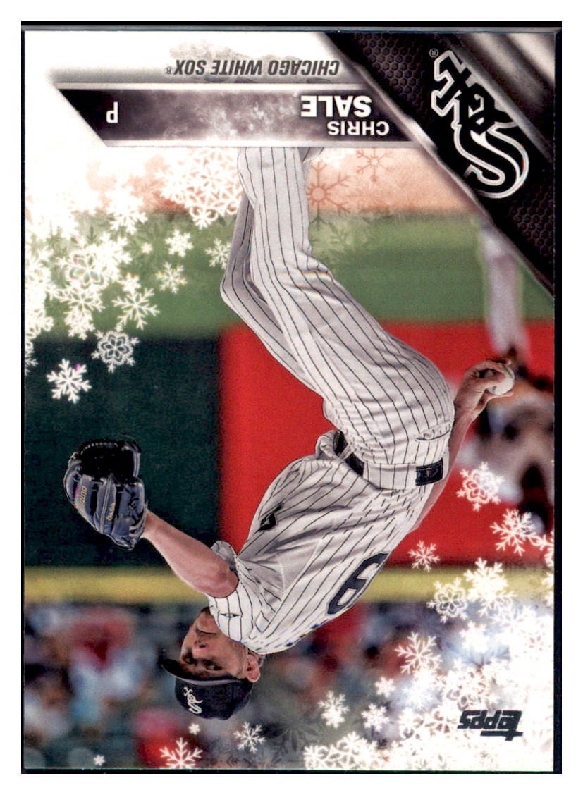 2016 Topps Holiday Chris Sale  Chicago White Sox #HMW177 Baseball
  card   MATV2 simple Xclusive Collectibles