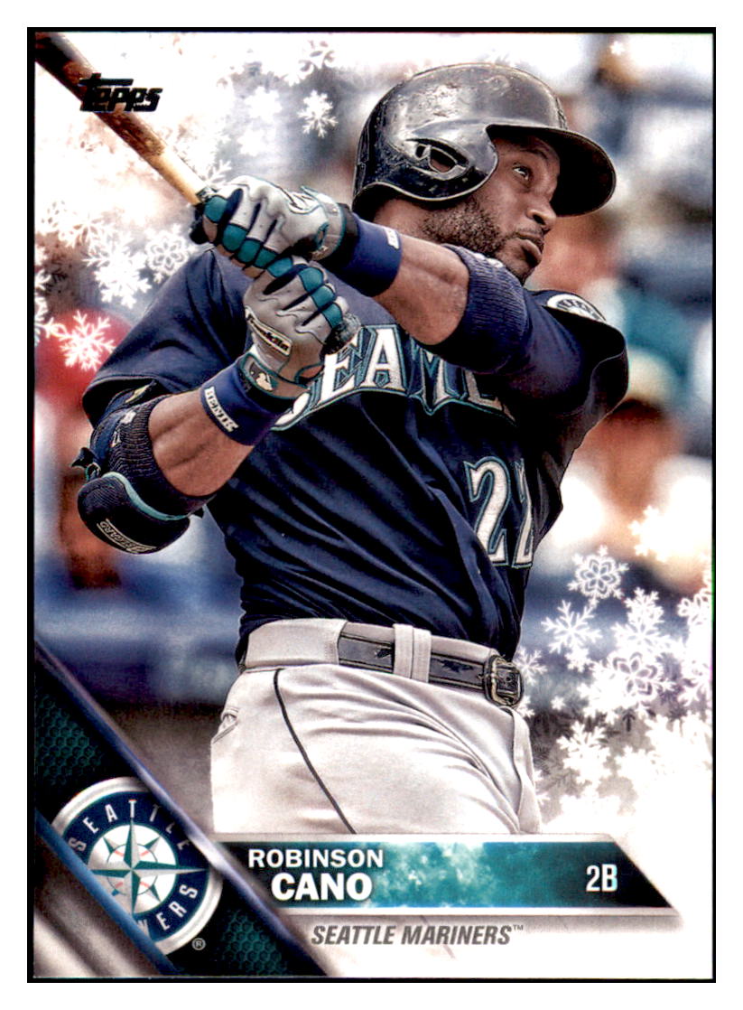 2016 Topps Holiday Robinson Cano  Seattle Mariners #HMW188 Baseball card   MATV2 simple Xclusive Collectibles