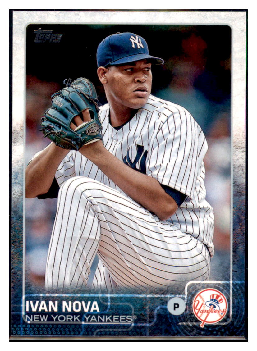 2015 Topps Ivan Nova  New York Yankees #382 Baseball card   MATV2 simple Xclusive Collectibles