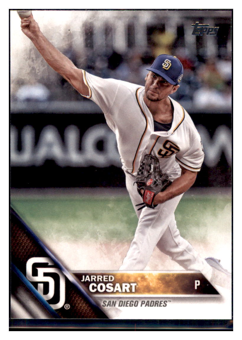 2016 Topps Update Jarred Cosart San Diego Padres #US207 Baseball card MATV2 simple Xclusive Collectibles