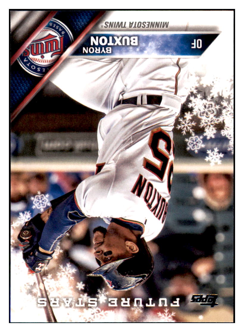 2016 Topps Holiday Byron Buxton  Minnesota Twins #HMW40 Baseball card   MATV2_1a simple Xclusive Collectibles