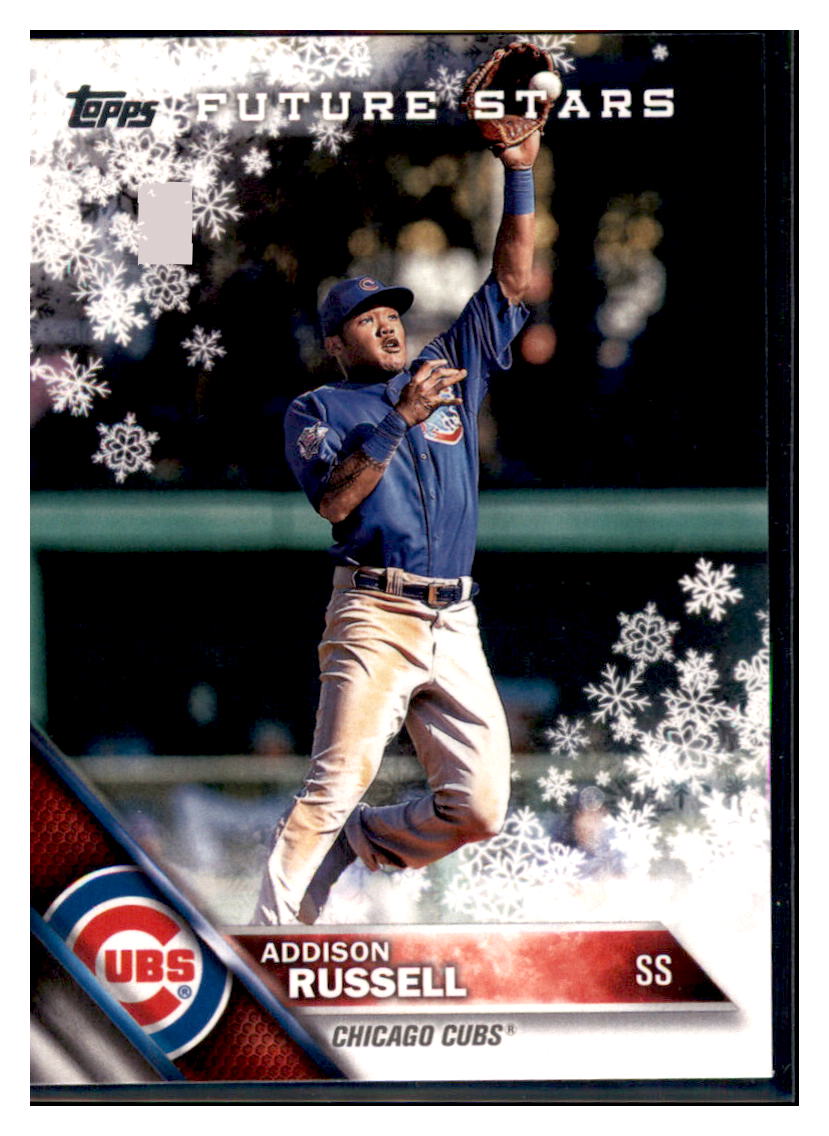 2016 Topps Addison Russell Chicago Cubs #562 Baseball card MATV2 simple Xclusive Collectibles