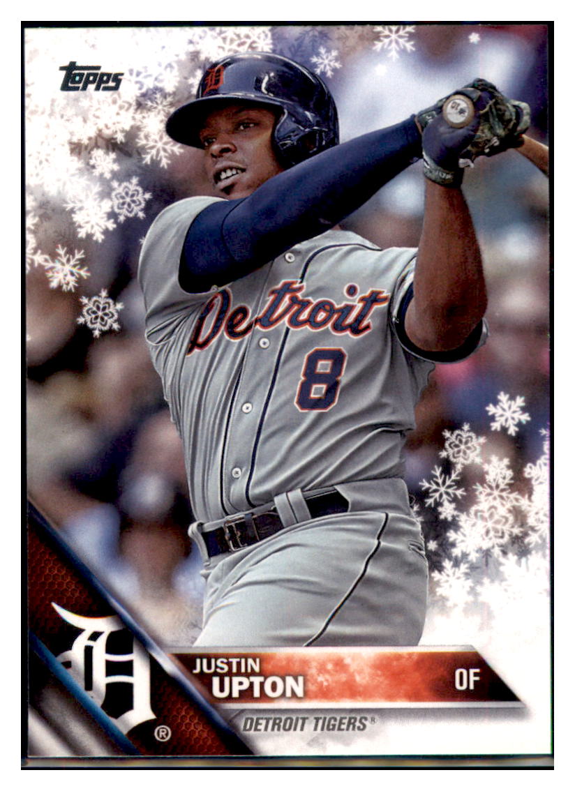 2016 Topps Justin Upton Detroit Tigers #673 Baseball card MATV2_1a simple Xclusive Collectibles