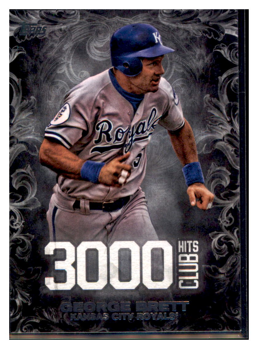 2016 Topps Update George Brett  Kansas City Royals #3000H-10 Baseball
  card   MATV2 simple Xclusive Collectibles
