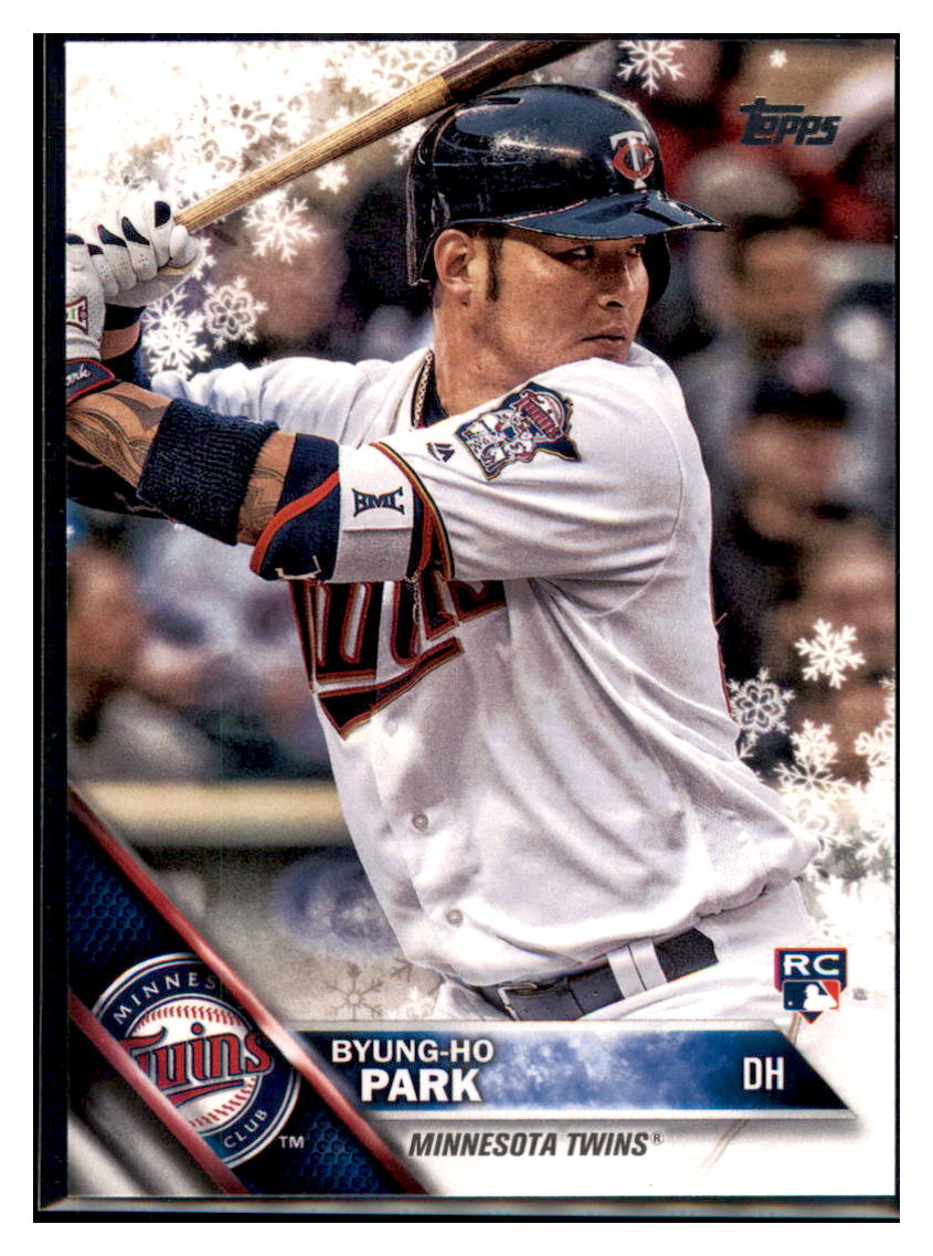 2016 Topps Holiday Byung-Ho Park  Minnesota Twins #HMW22 Baseball card   MATV2 simple Xclusive Collectibles