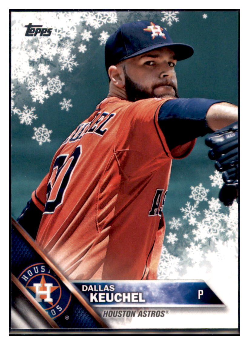 2016 Topps Chrome Dallas Keuchel Houston Astros #66 Baseball card MATV2 simple Xclusive Collectibles