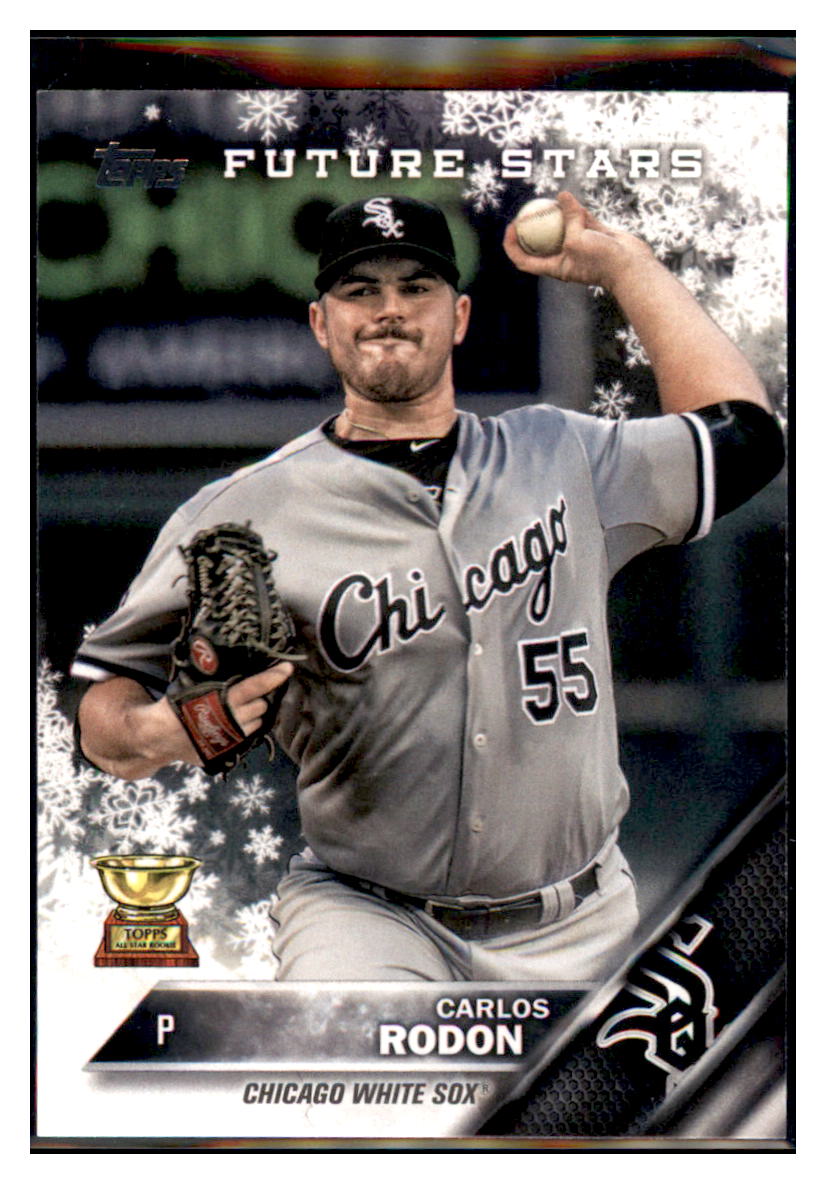 2016 Topps Holiday Carlos Rodon  Chicago White Sox #HMW185 Baseball
  card   MATV2_1a simple Xclusive Collectibles