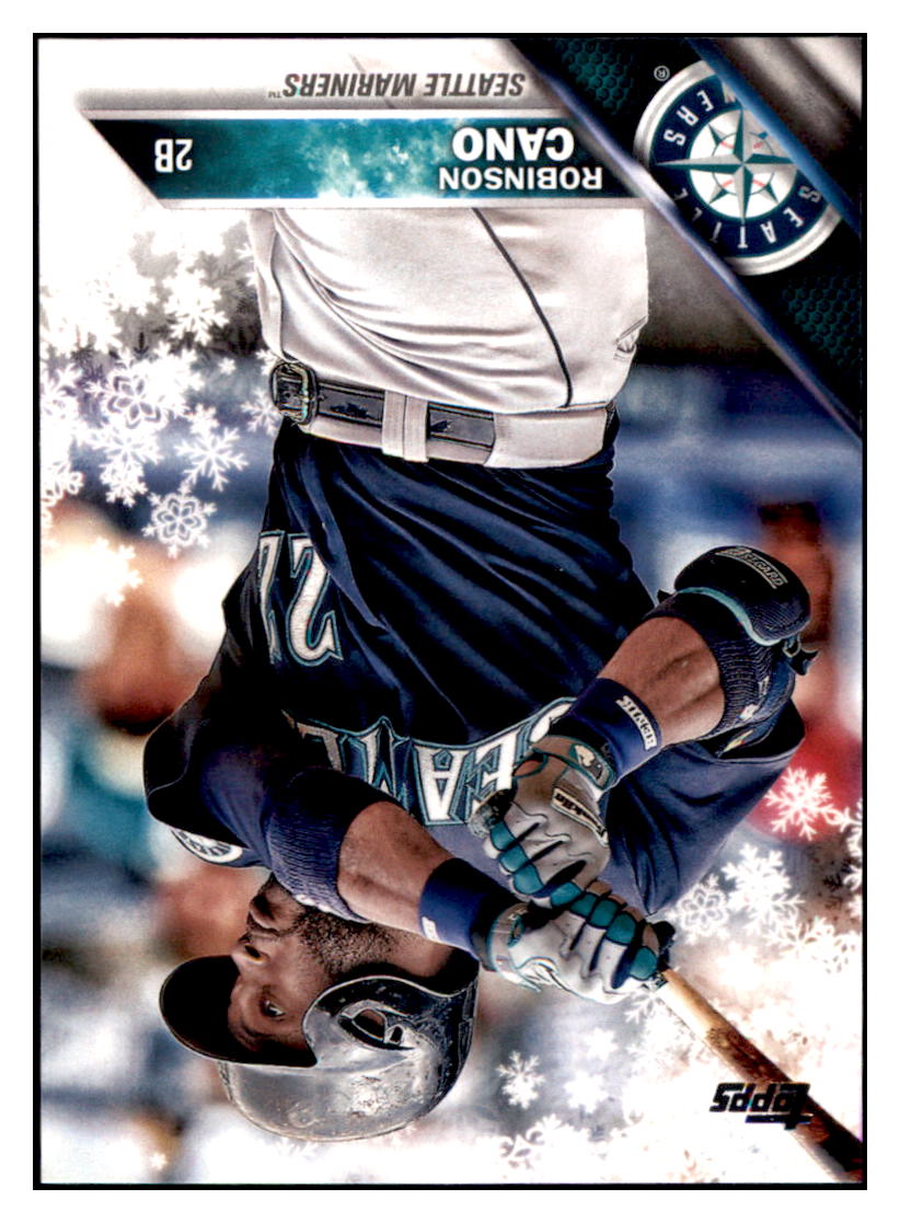 2016 Topps Holiday Robinson Cano Seattle Mariners #HMW188 Baseball card MATV2_1a simple Xclusive Collectibles