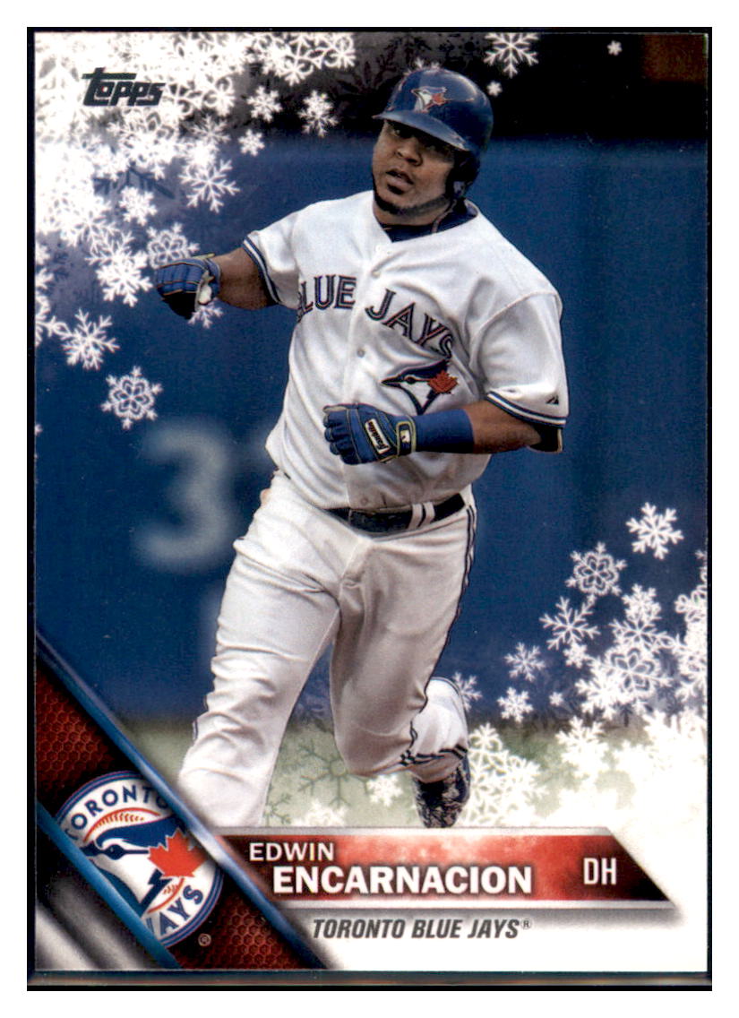 2016 Topps Edwin Encarnacion Toronto Blue Jays #89 Baseball card MATV2_1a simple Xclusive Collectibles