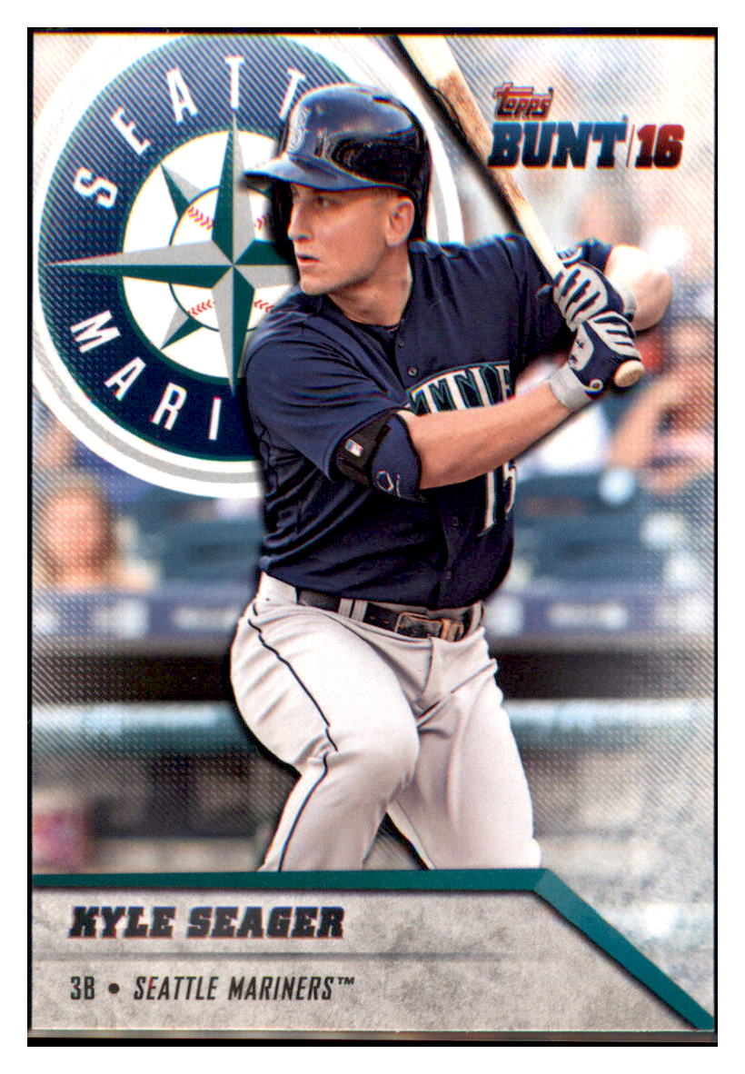 2016 Topps Bunt Kyle Seager  Seattle Mariners #168 Baseball card   MATV3 simple Xclusive Collectibles