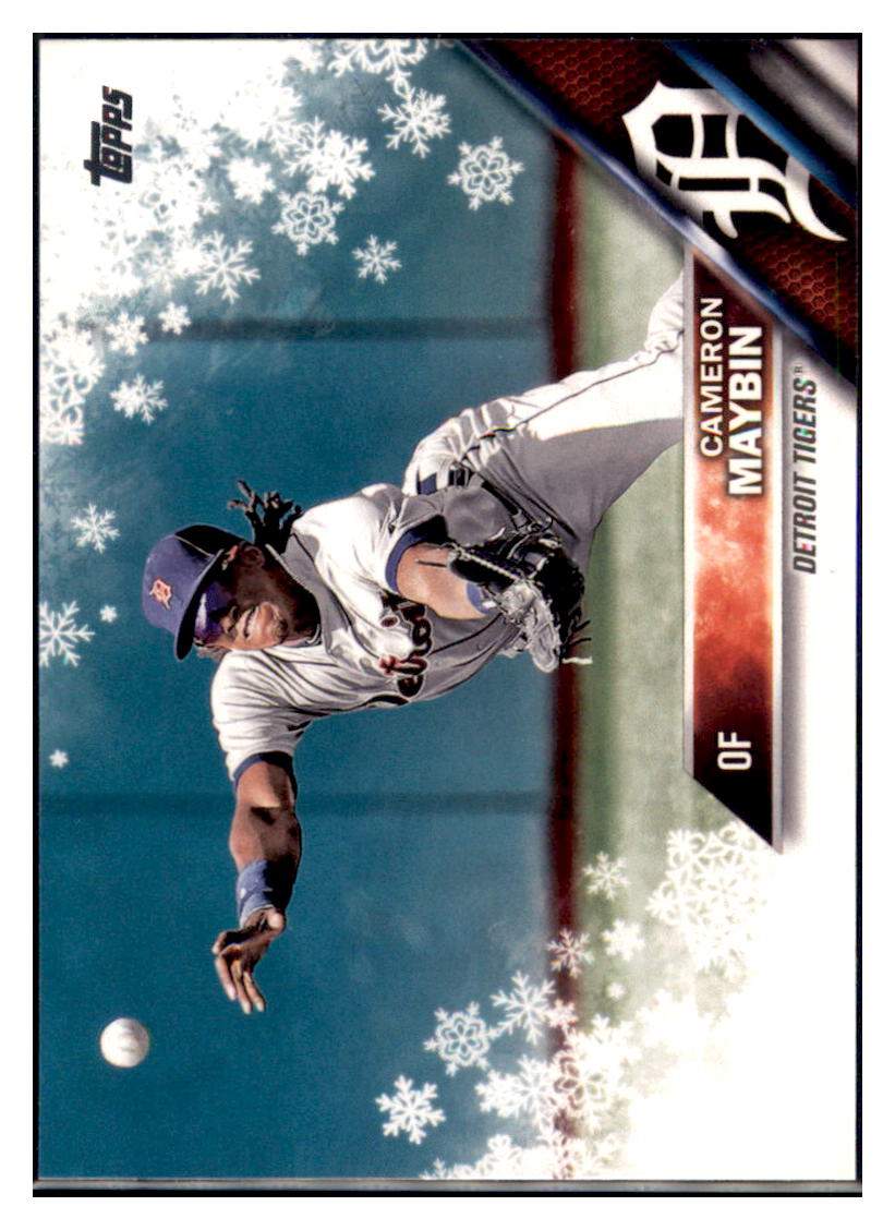 2016 Topps Update Cameron Maybin Detroit Tigers #US97 Baseball card MATV3 simple Xclusive Collectibles