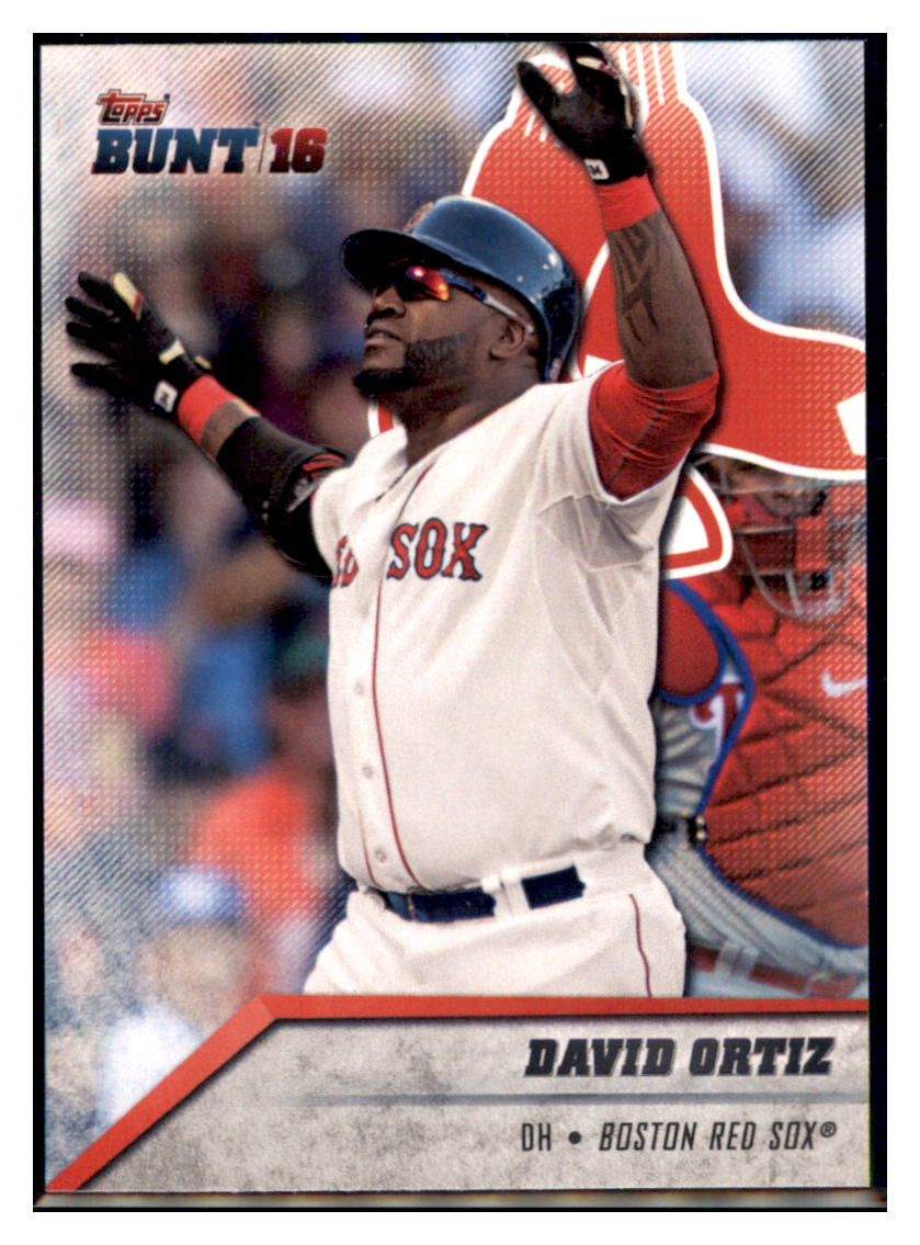 2016 Topps Bunt David Ortiz  Boston Red Sox #177 Baseball card   MATV3 simple Xclusive Collectibles