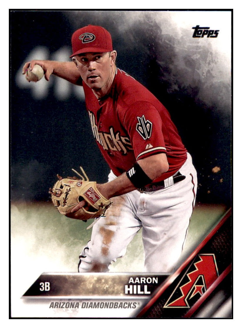 2016 Topps Aaron Hill  Arizona Diamondbacks #203 Baseball
  card   MATV3 simple Xclusive Collectibles