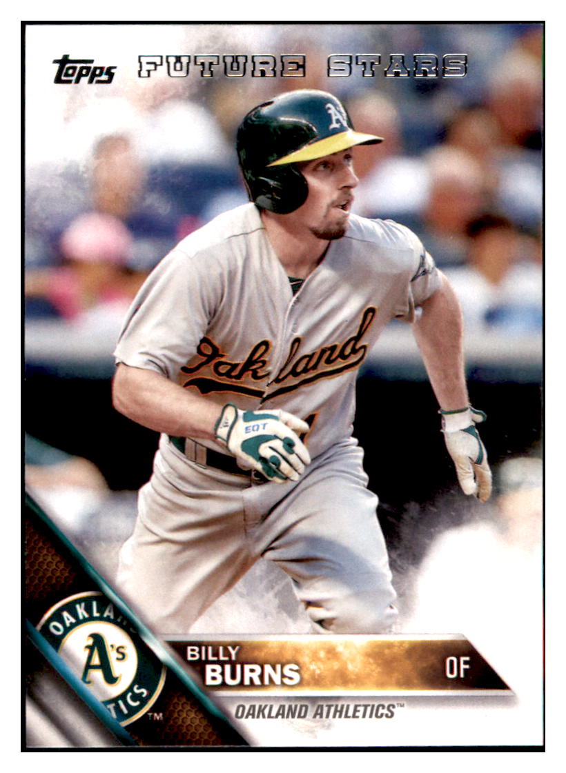 2016 Topps Billy Burns  Oakland Athletics #224 Baseball card   MATV3 simple Xclusive Collectibles