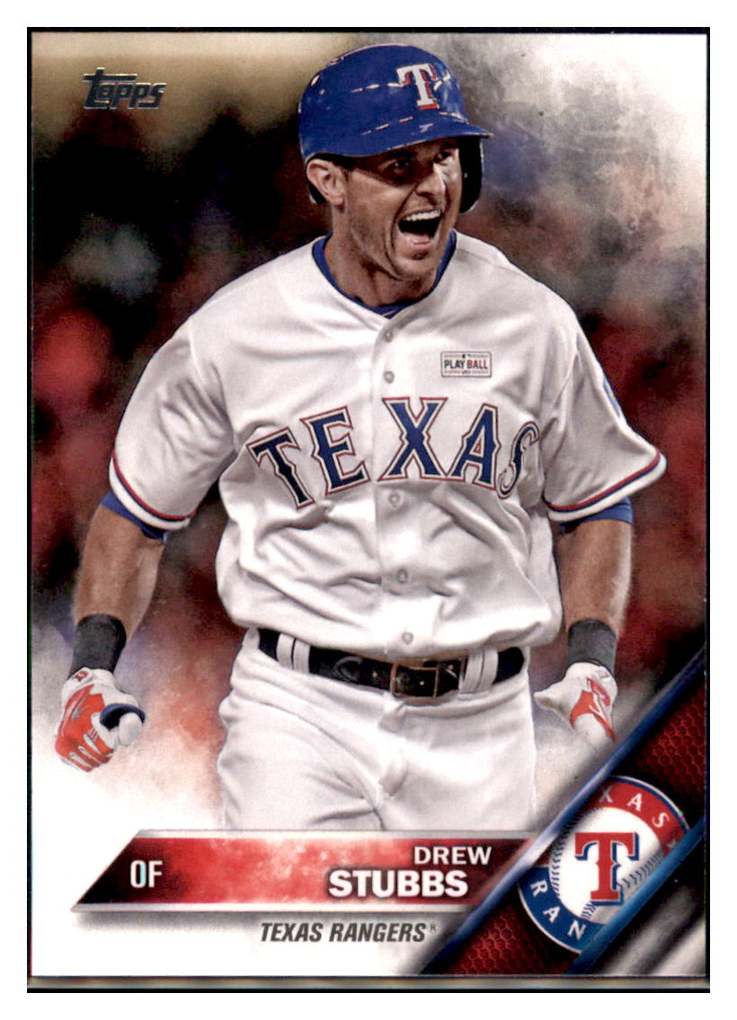 2016 Topps Update Drew Stubbs  Texas Rangers #US143 Baseball card   MATV3 simple Xclusive Collectibles