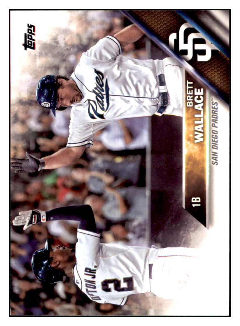2016 Topps Brett Wallace San Diego Padres #415 Baseball card MATV3 simple Xclusive Collectibles