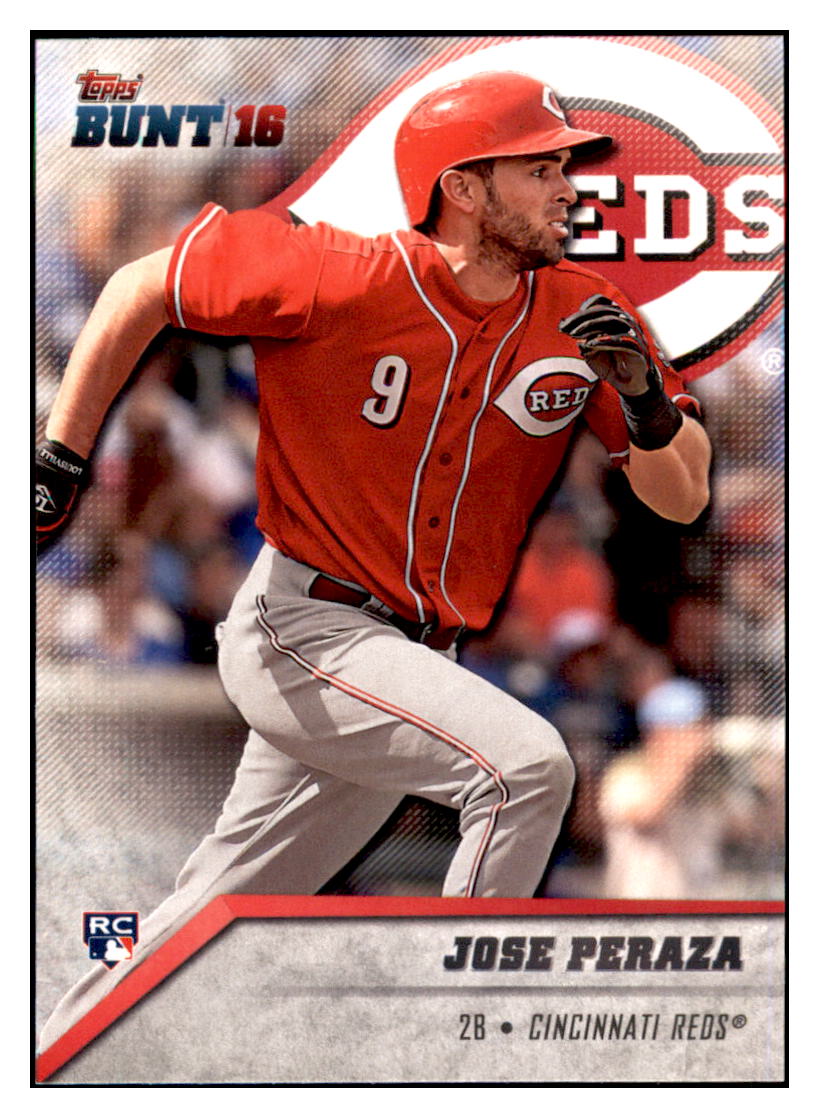 2016 Topps Bunt Jose Peraza Cincinnati Reds #171 Baseball card MATV3 simple Xclusive Collectibles