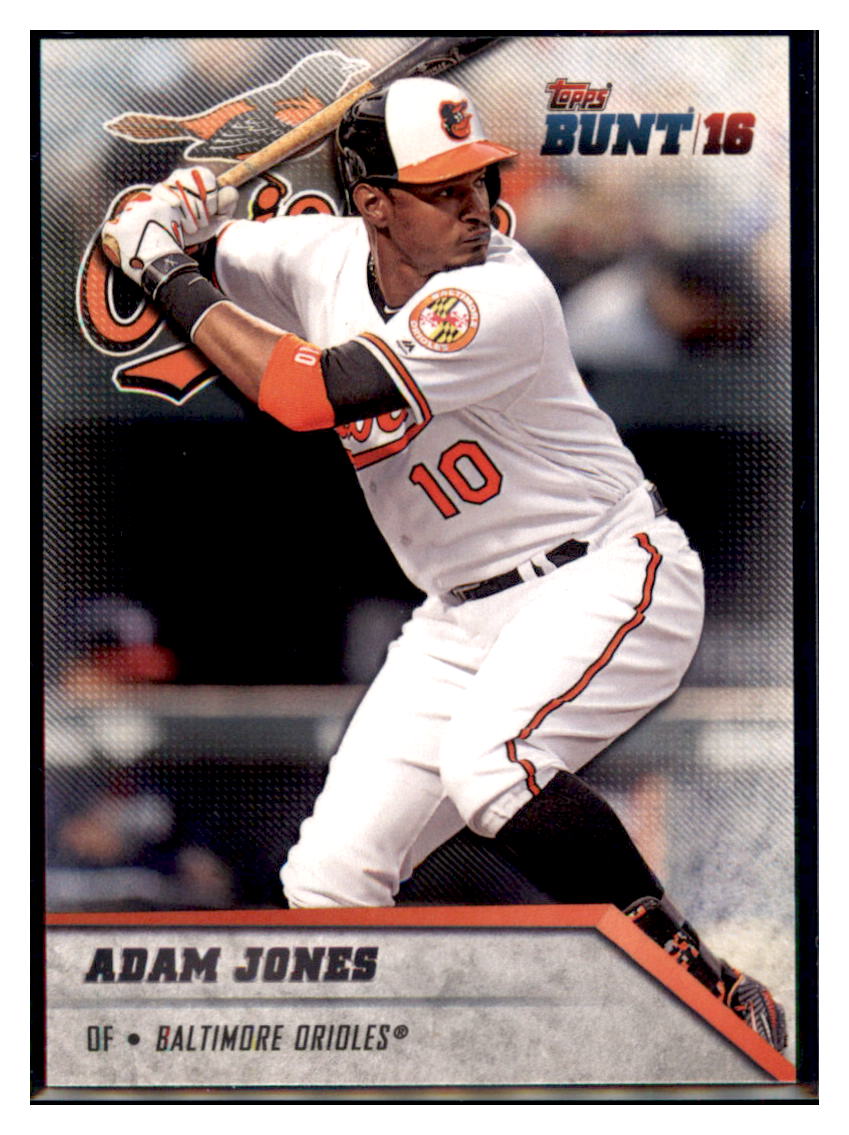 2016 Topps Bunt Adam Jones  Baltimore Orioles #5 Baseball card   MATV3 simple Xclusive Collectibles