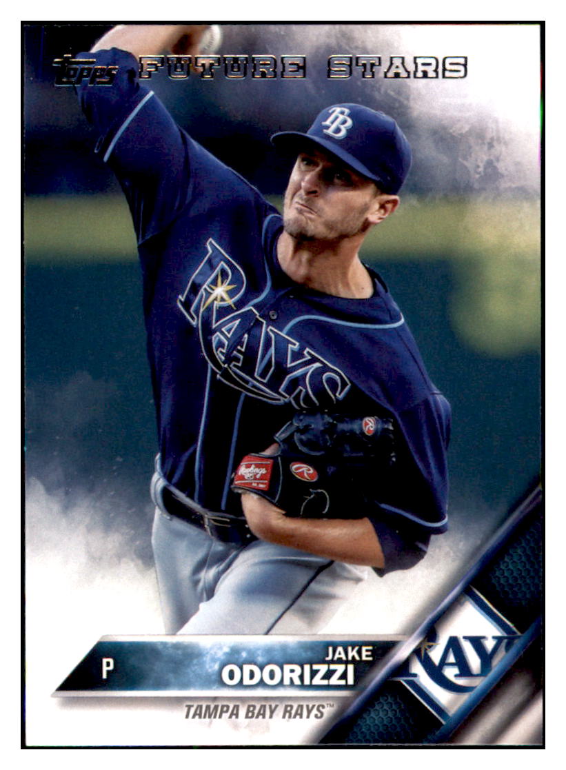 2016 Topps Jake Odorizzi  Tampa Bay Rays #316 Baseball card   MATV3 simple Xclusive Collectibles