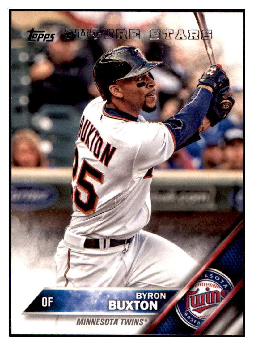 2016 Topps Byron Buxton  Minnesota Twins #528 Baseball card   MATV3 simple Xclusive Collectibles