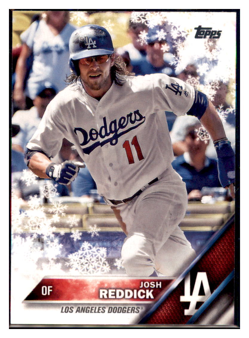 2016 Topps Holiday Josh Reddick Los Angeles Dodgers #HMW123 Baseball
card MATV3 simple Xclusive Collectibles
