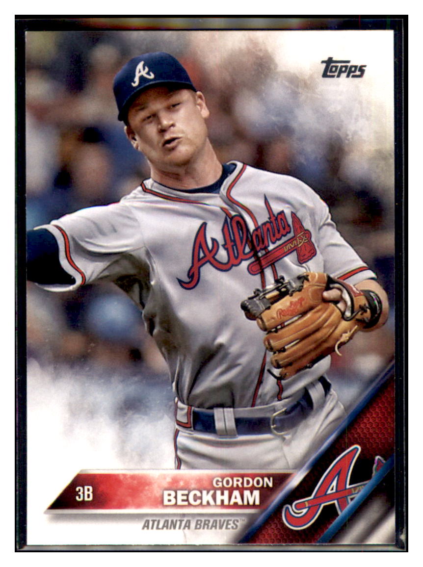 2016 Topps Gordon Beckham  Atlanta Braves #456 Baseball card   MATV3 simple Xclusive Collectibles