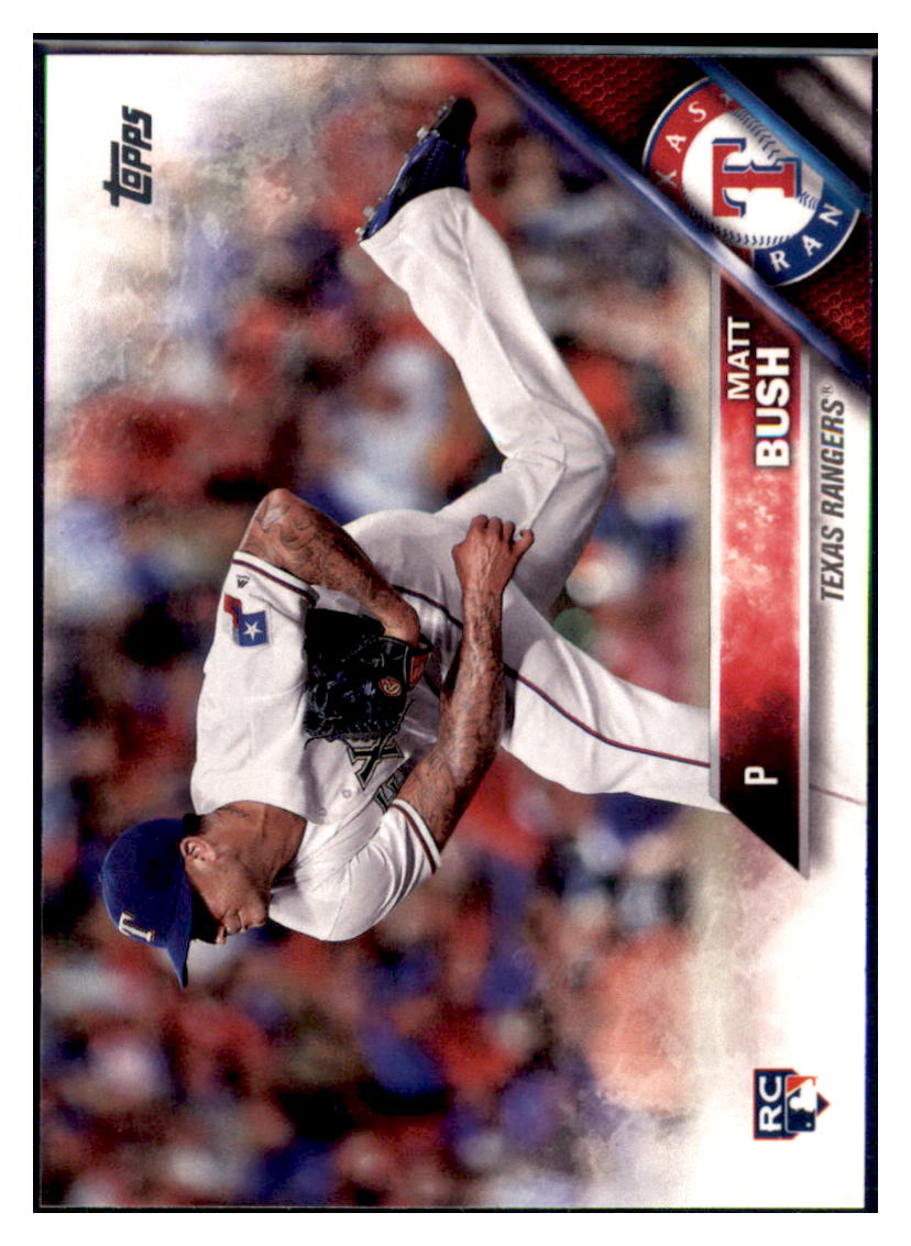 2016 Topps Update Matt Bush Texas Rangers #US235 Baseball card MATV3 simple Xclusive Collectibles