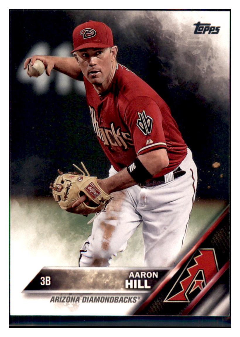 2016 Topps Aaron Hill  Arizona Diamondbacks #203 Baseball
  card   MATV3_1a simple Xclusive Collectibles