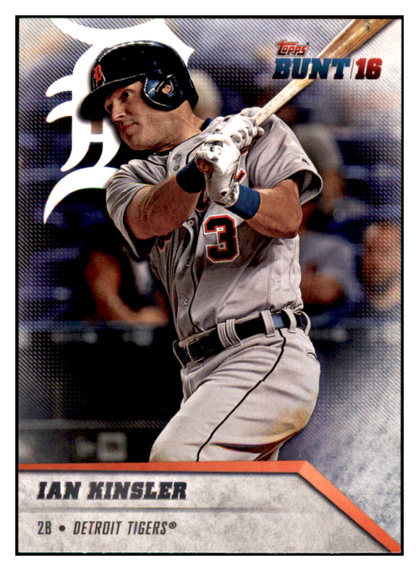 2016 Topps Bunt Ian Kinsler Detroit Tigers #85 Baseball card MATV3 simple Xclusive Collectibles