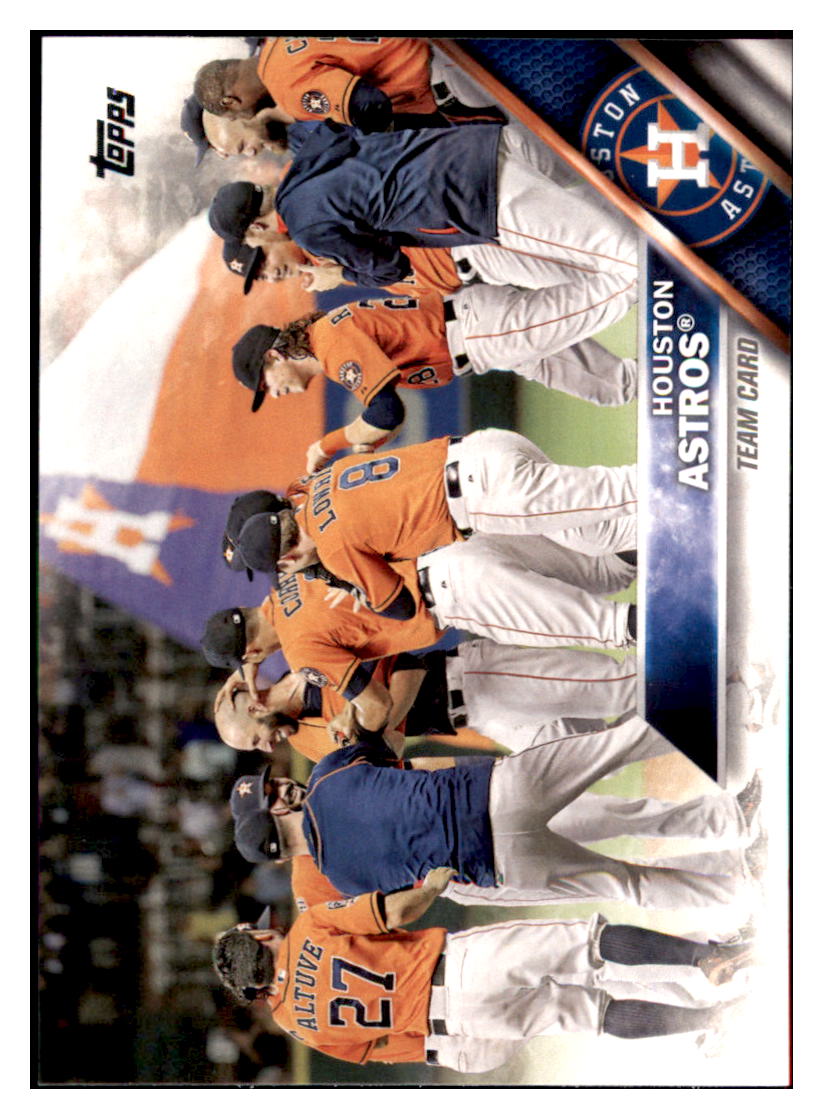 2016 Topps Houston Astros TC  Houston Astros #302 Baseball card   MATV3 simple Xclusive Collectibles   