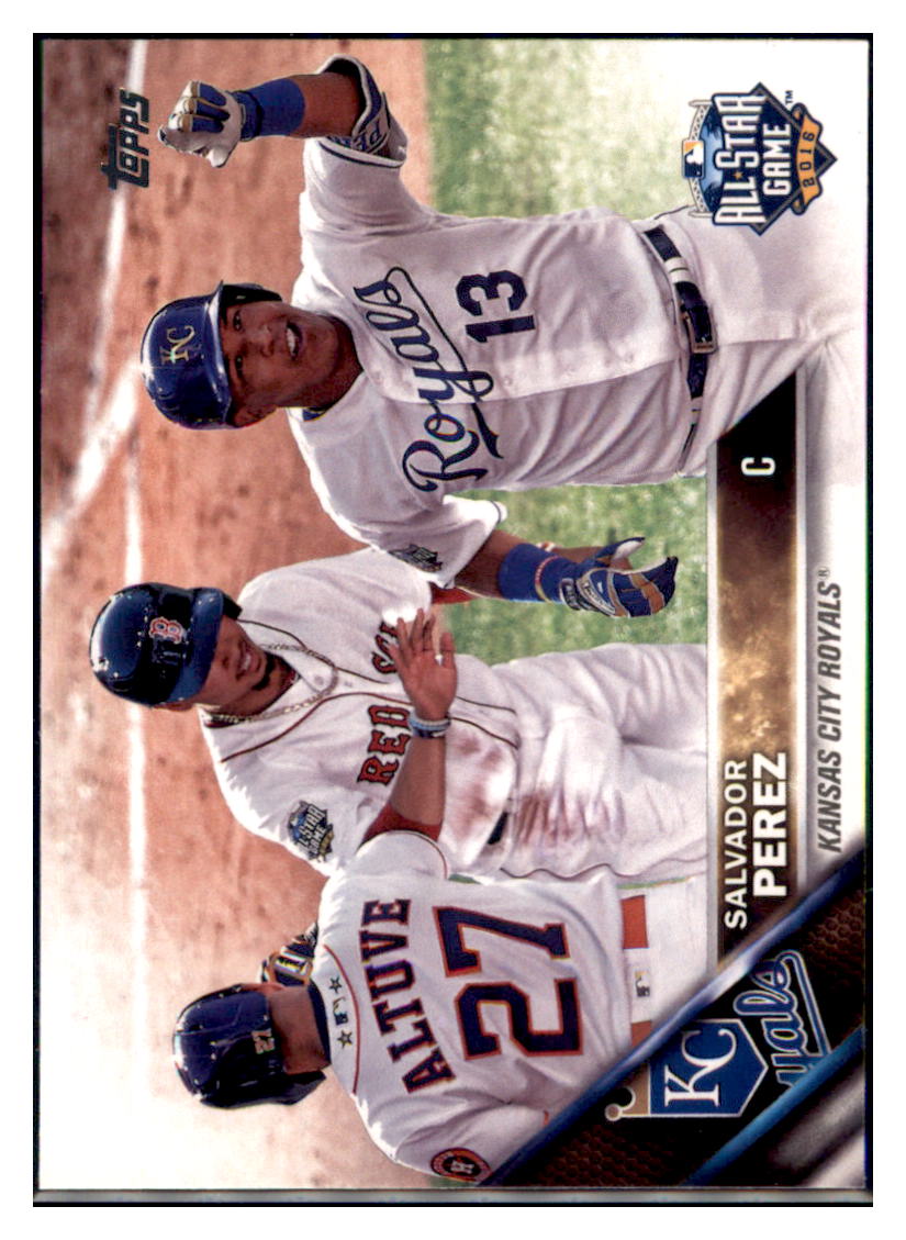 2016 Topps Update Salvador Perez  Kansas City Royals #US206 Baseball
  card   MATV3 simple Xclusive Collectibles