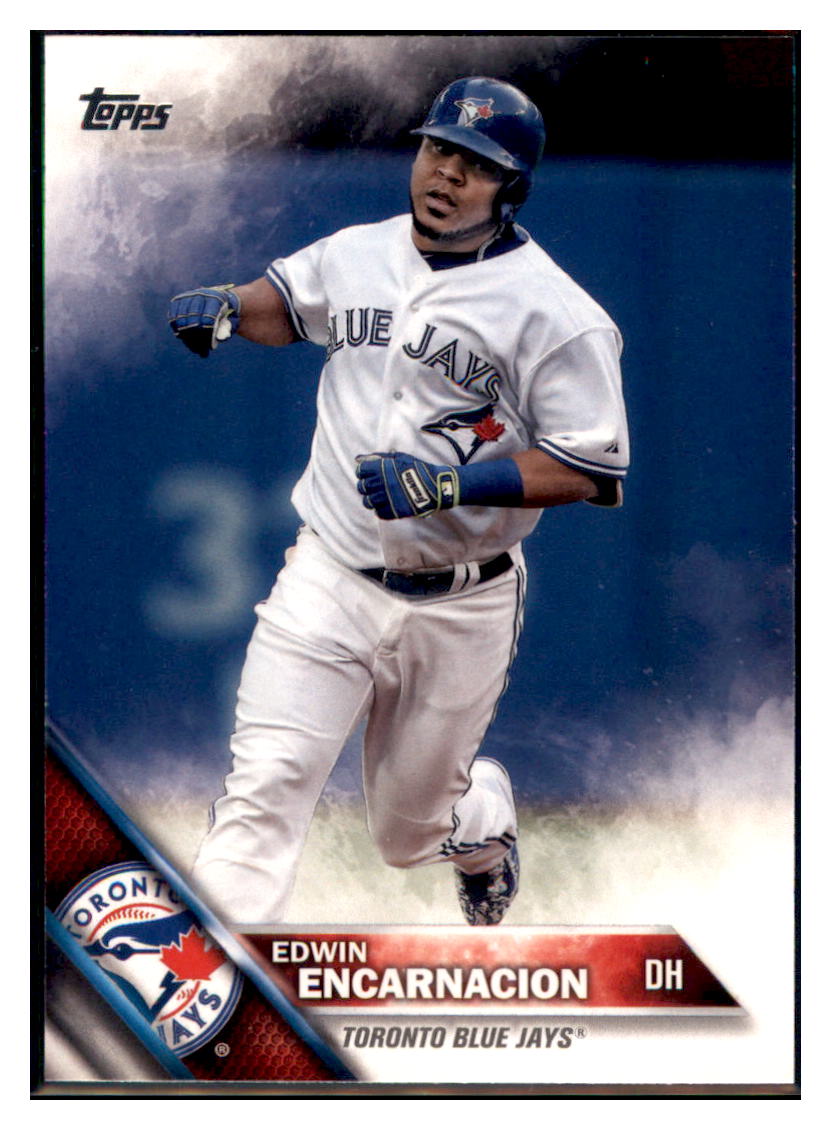 2016 Topps Edwin Encarnacion Toronto Blue Jays #89 Baseball card MATV3 simple Xclusive Collectibles