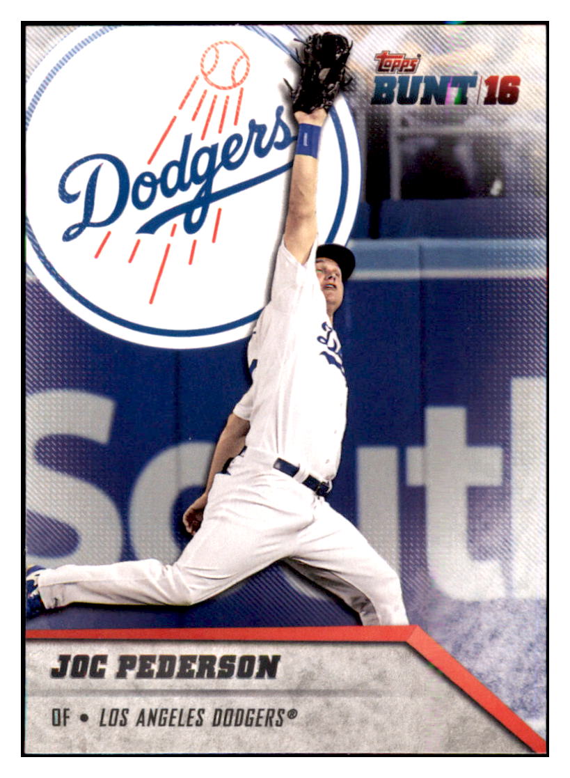 2016 Topps Bunt Joc Pederson Los Angeles Dodgers #145 Baseball card MATV3 simple Xclusive Collectibles
