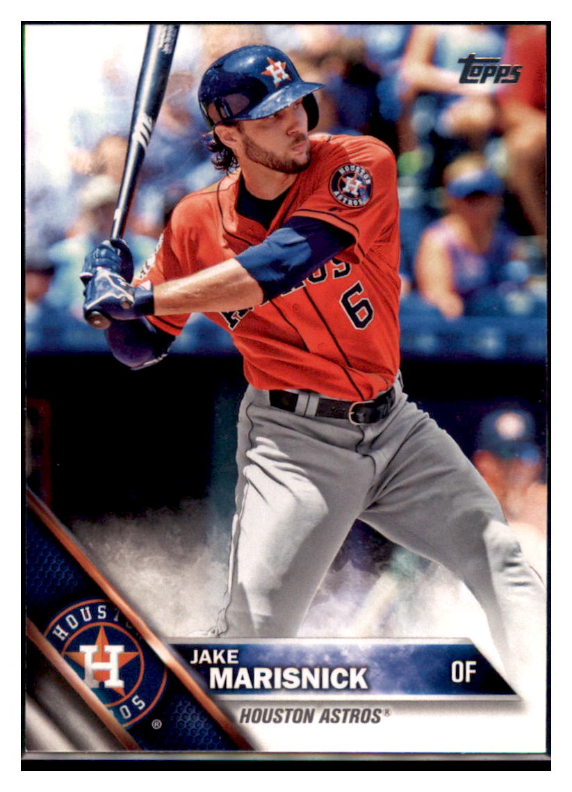 2016 Topps Jake Marisnick Houston Astros #257 Baseball card MATV3 simple Xclusive Collectibles