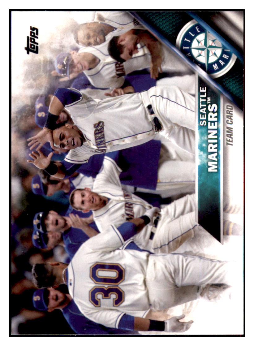 2016 Topps Seattle Mariners SN2016,
  TC  Seattle Mariners #79 Baseball
  card   MATV3 simple Xclusive Collectibles