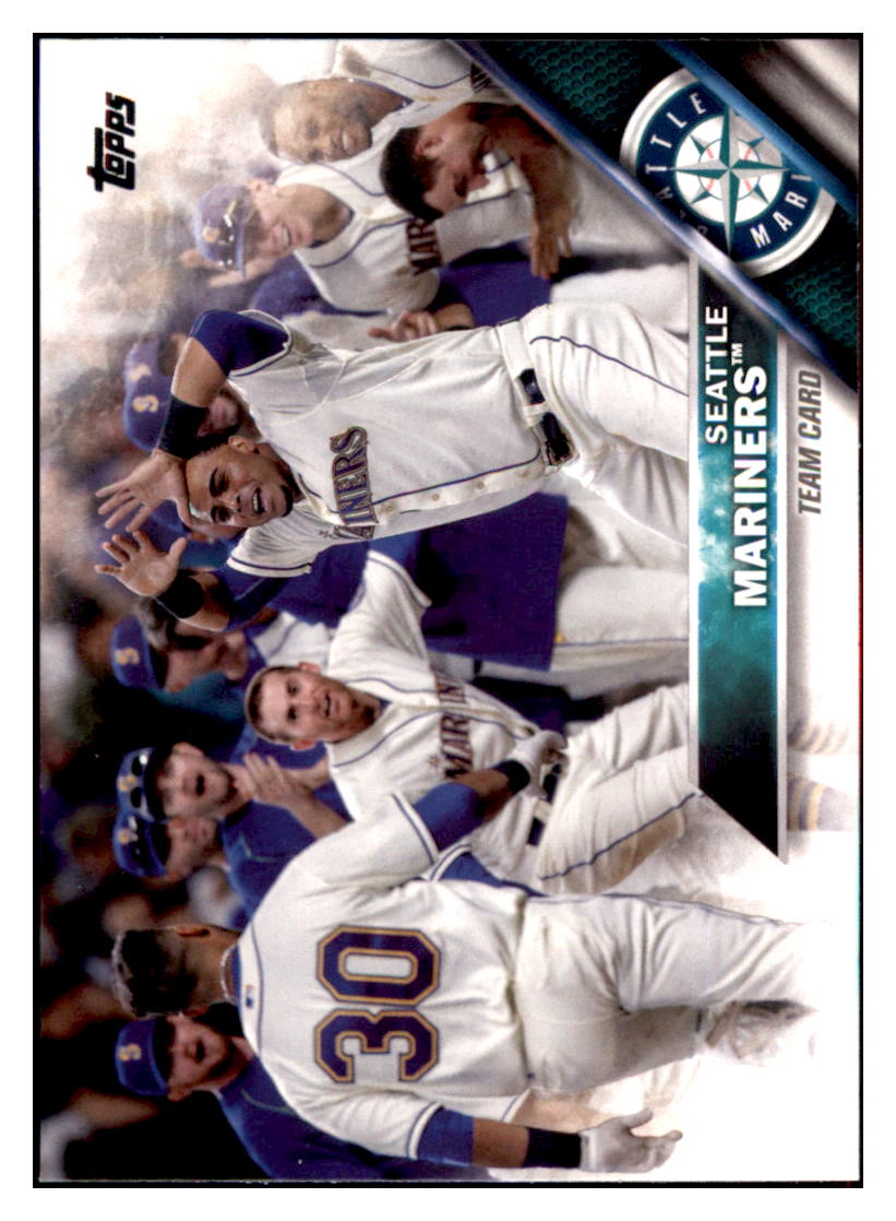 2016 Topps Seattle Mariners SN2016,
  TC  Seattle Mariners #79 Baseball
  card   MATV3 simple Xclusive Collectibles   