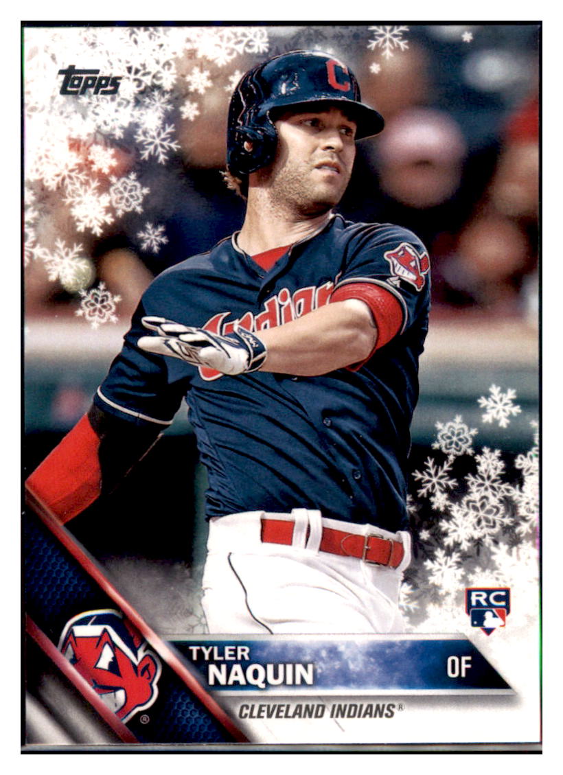 2016 Topps Holiday Tyler Naquin  Cleveland Indians #HMW131 Baseball
  card   MATV3 simple Xclusive Collectibles   