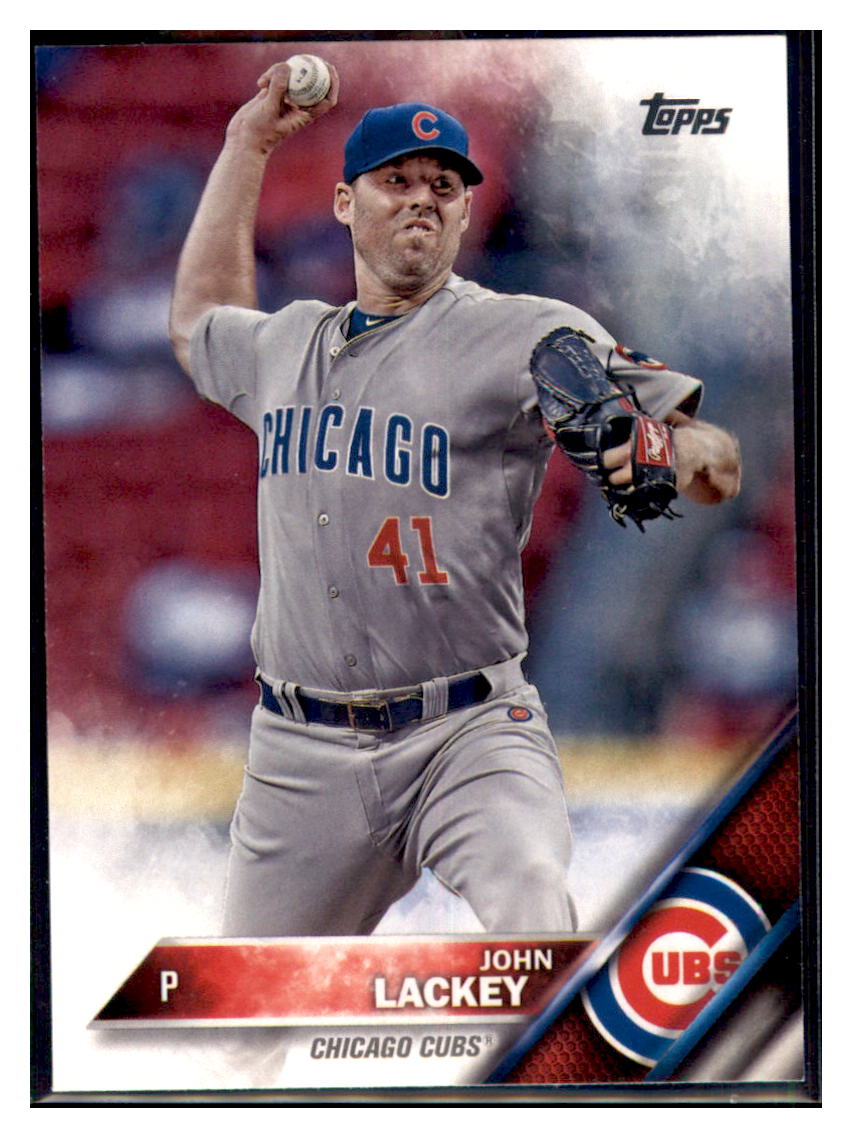 2016 Topps Chicago Cubs John Lackey Chicago Cubs #CC-16 Baseball card MATV3 simple Xclusive Collectibles