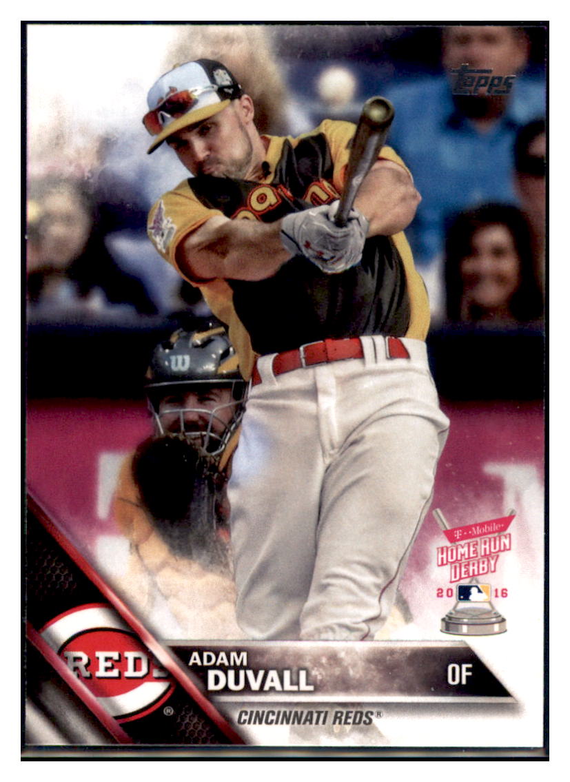 2016 Topps Update Adam Duvall Homerun Derby Cincinnati Reds #US68 Baseball card MATV3 simple Xclusive Collectibles