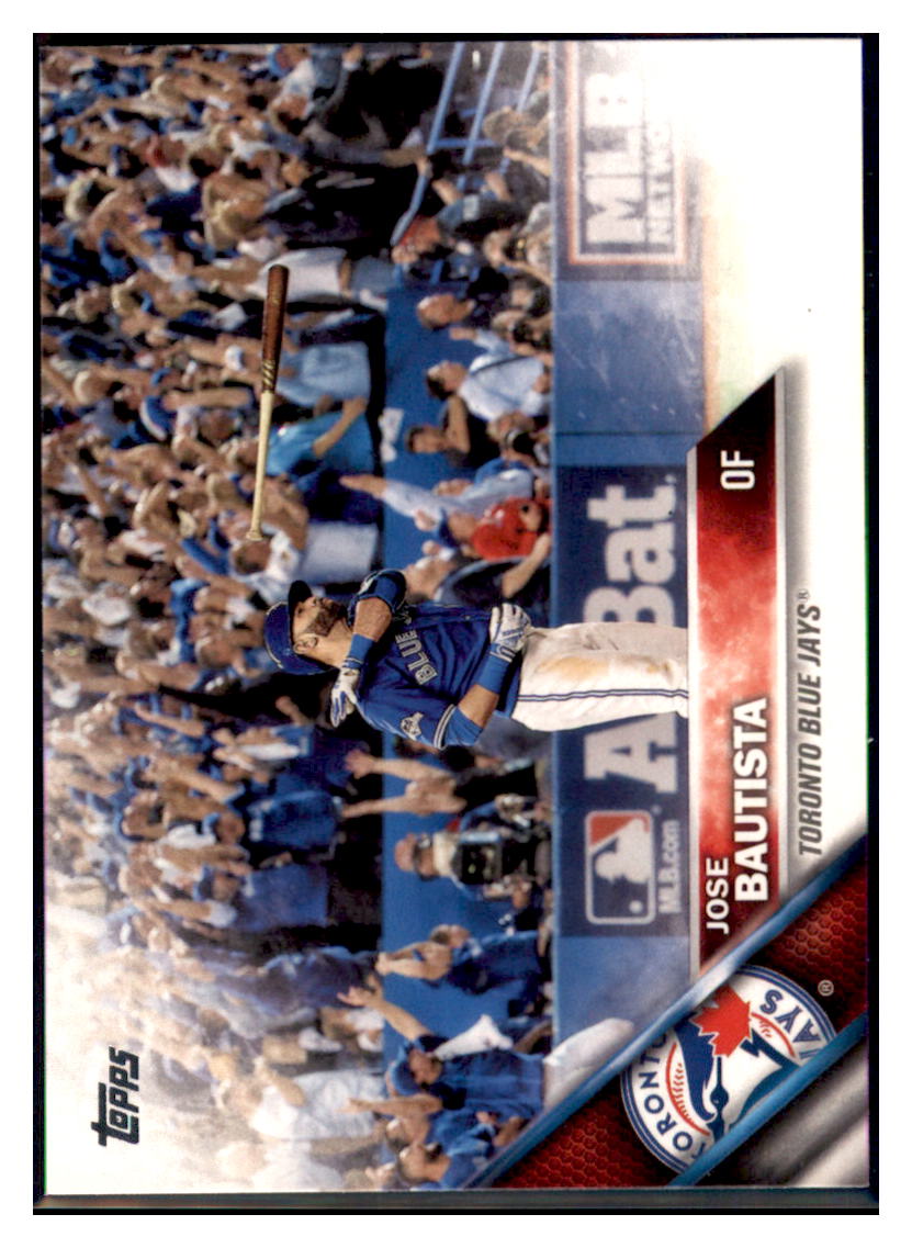 2016 Topps Jose Bautista Toronto Blue Jays #96 Baseball card MATV3 simple Xclusive Collectibles