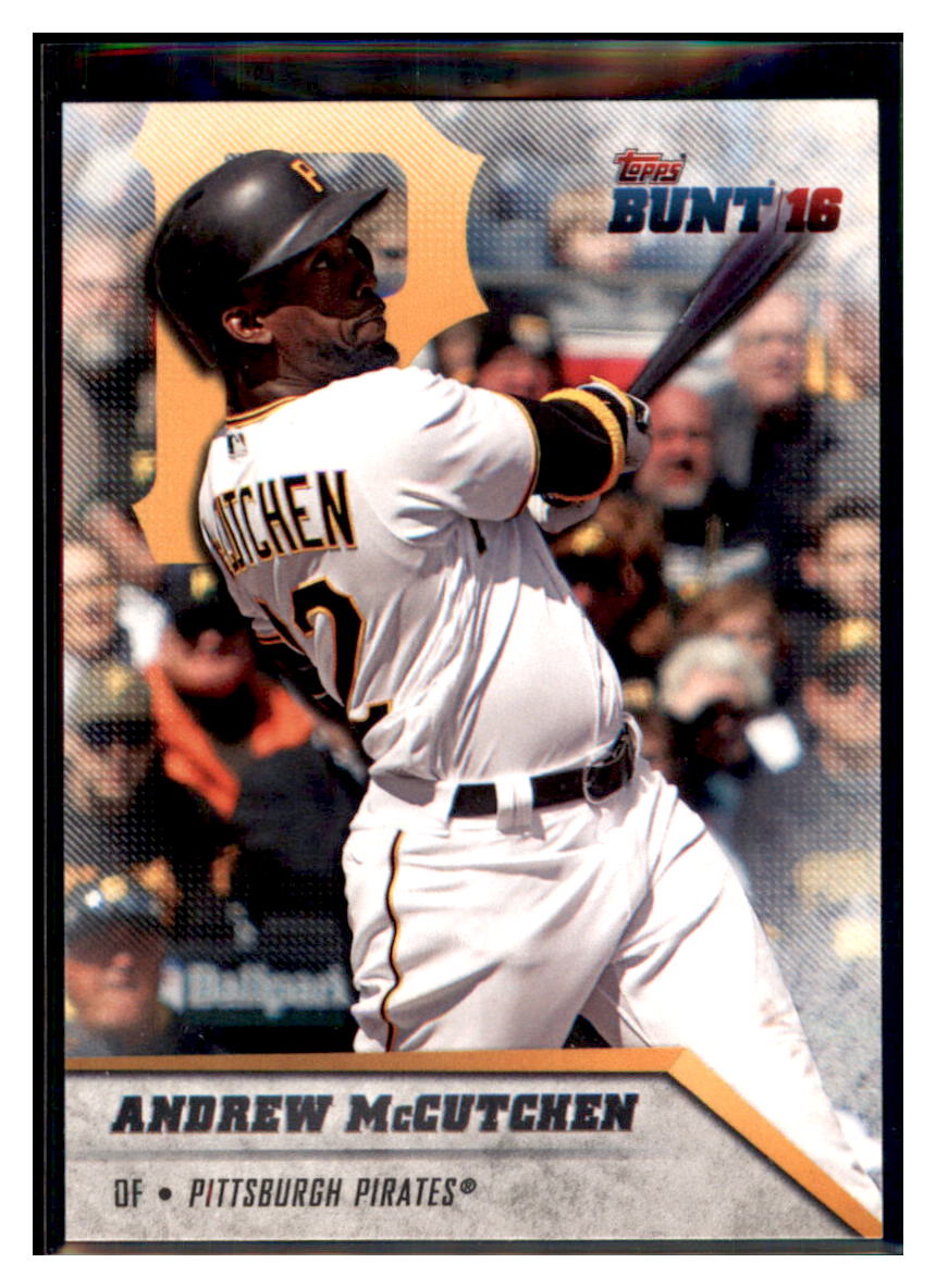 2016 Topps Bunt Andrew McCutchen  Pittsburgh Pirates #47 Baseball card   MATV3 simple Xclusive Collectibles