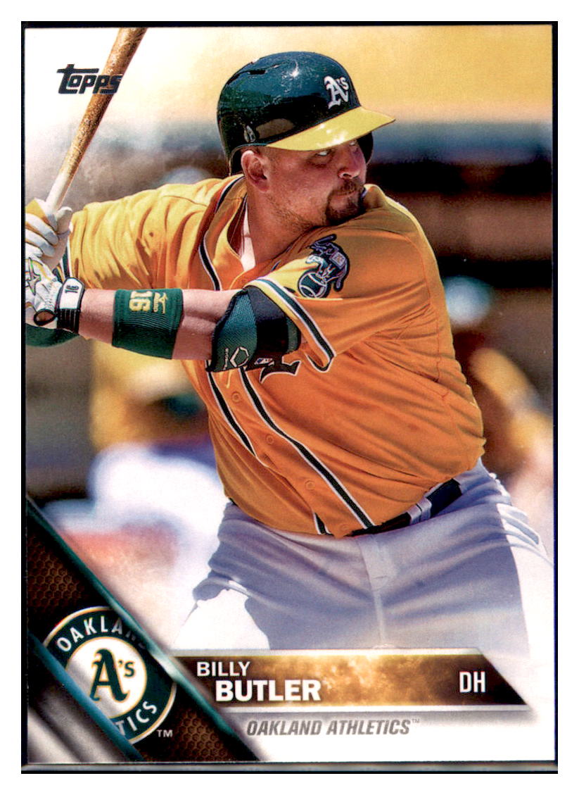 2016 Topps Billy Butler  Oakland Athletics #17 Baseball card   MATV3 simple Xclusive Collectibles