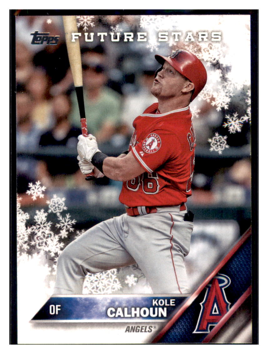 2016 Topps Holiday Kole Calhoun Los Angeles Angels #HMW59 Baseball
card MATV3_1a simple Xclusive Collectibles