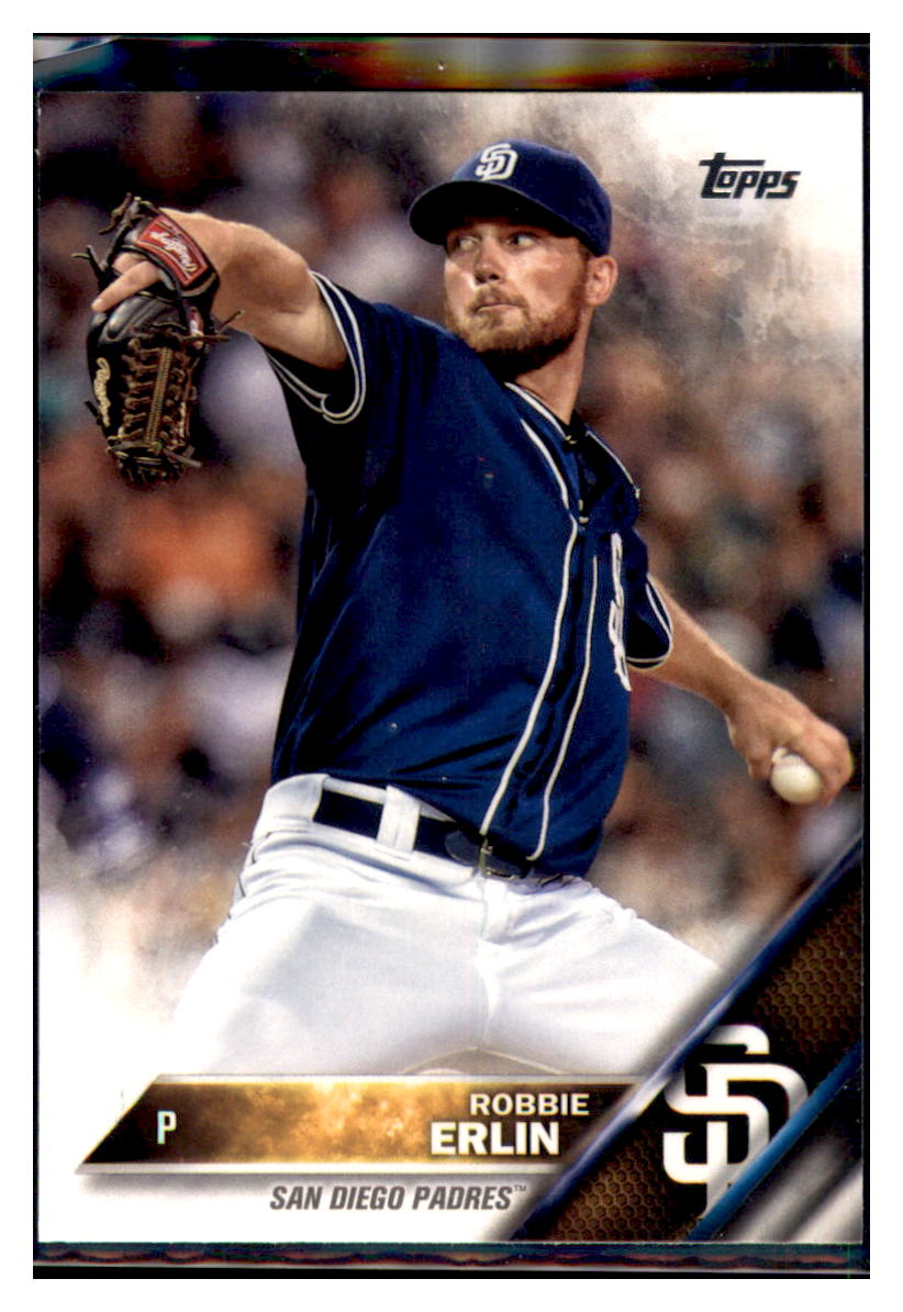 2016 Topps Robbie Erlin San Diego Padres #473 Baseball card MATV3 simple Xclusive Collectibles