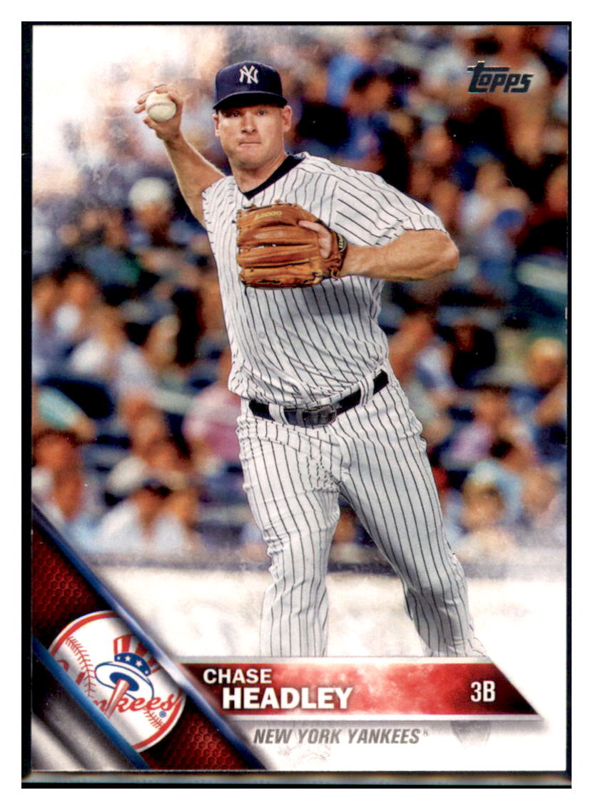 2016 Topps Chase Headley  New York Yankees #194 Baseball card   MATV3 simple Xclusive Collectibles