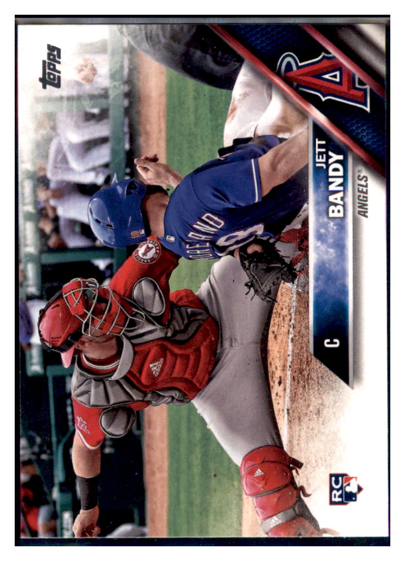2016 Topps Update Jett Bandy Los Angeles Angels #US24 Baseball card MATV3 simple Xclusive Collectibles