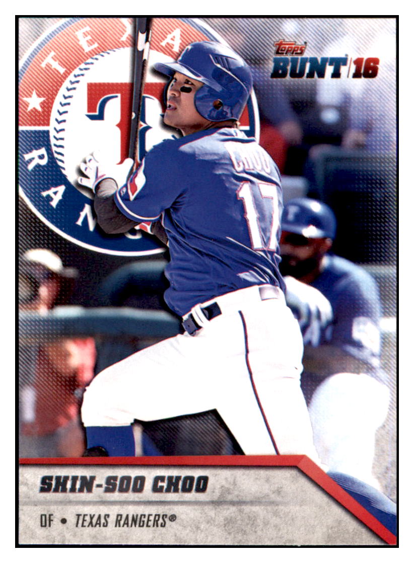 2016 Topps Bunt Shin-Soo Choo  Texas Rangers #81 Baseball card   MATV3 simple Xclusive Collectibles