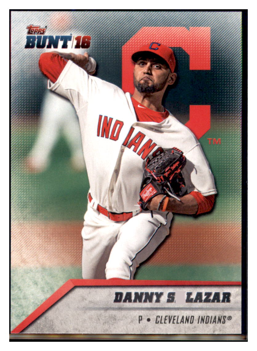 2016 Topps Bunt Danny Salazar Cleveland Indians #137 Baseball card MATV3 simple Xclusive Collectibles